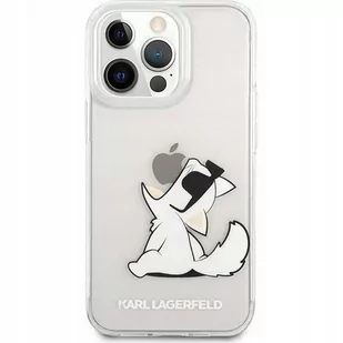 Etui Karl Lagerfeld Choupette Eat na Apple iPhone 14 Pro Max (KLHCP14XCFNRC) przezroczysty - Etui i futerały do telefonów - miniaturka - grafika 1