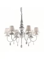 Lampy sufitowe - Ideal Lux BLANCHE SP6 - - LAMPA WŁOSKA wisząca 35581 - miniaturka - grafika 1