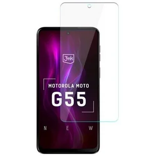 Szkło hybrydowe 3MK FlexibleGlass do Motorola Moto G55 5G - Szkła hartowane na telefon Szkło hybrydowe 3MK FlexibleGlass do Motorola Moto G55 5G - Szkła hartowane na telefon - miniaturka - grafika 1