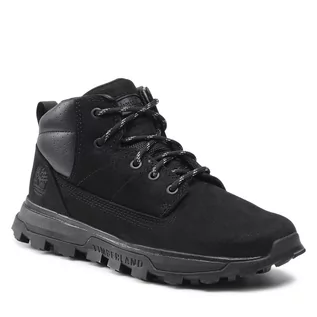 Botki damskie - Timberland Trapery Treeline Mid TB0A26QF015 Blackout Nubuck - grafika 1