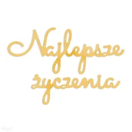 Scrapbooking - Wykrojnik dp craft - najlepsze życzenia - miniaturka - grafika 1