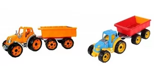 Duzy 54cm Traktor ciągnik z przyczepą - Samochody i pojazdy dla dzieci - miniaturka - grafika 1