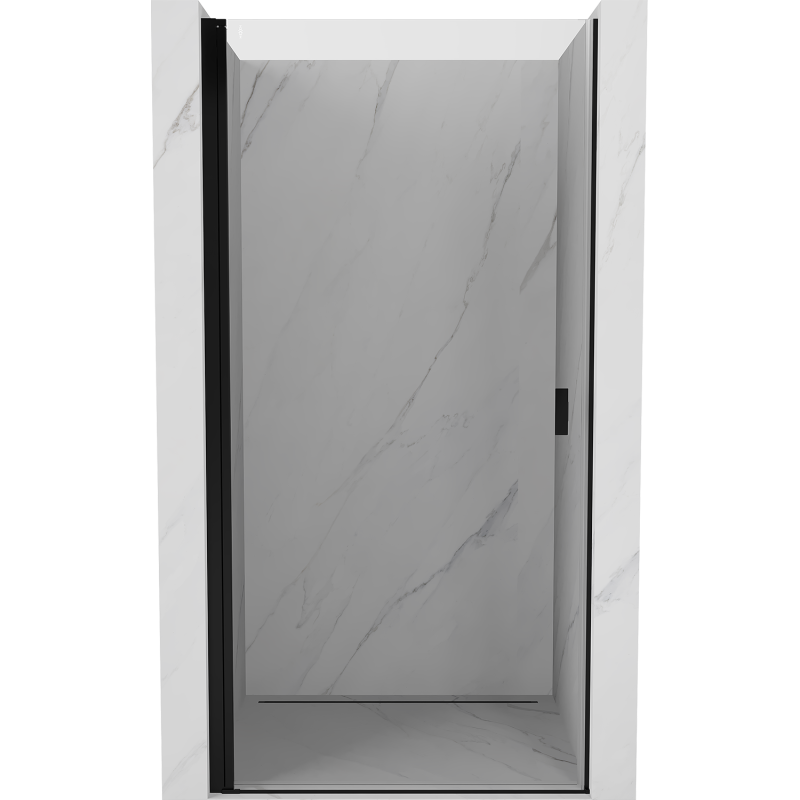 Mexen Mist-B drzwi prysznicowe uchylne 95 cm, transparent, czarne - 8A2-095-000-70-00