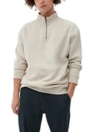 Bluzy męskie - Q/S designed by bluza męska, biały, L - miniaturka - grafika 1