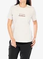 Koszulki i topy damskie - Koszulka bawełniana damska Columbia Boundless Beauty S/S Tee - dark stone/heritage - miniaturka - grafika 1