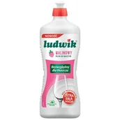 Płyny do naczyń - Ludwik Płyn do mycia naczyń Malinowy 900ml - miniaturka - grafika 1