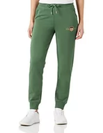 Spodnie damskie - GANT Damskie spodnie dresowe Archive Shield Sweat Pant, zielone jadeitowe, standardowe - miniaturka - grafika 1