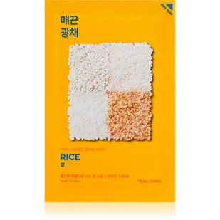 Holika Pure Essence Mask Sheet maska w płacie Rice 1szt - Maseczki do twarzy - miniaturka - grafika 1