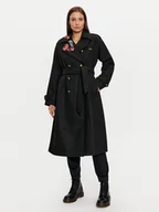 Płaszcze damskie - Aeronautica Militare Płaszcz zimowy 242AB2971DCT3403 Czarny Regular Fit - miniaturka - grafika 1