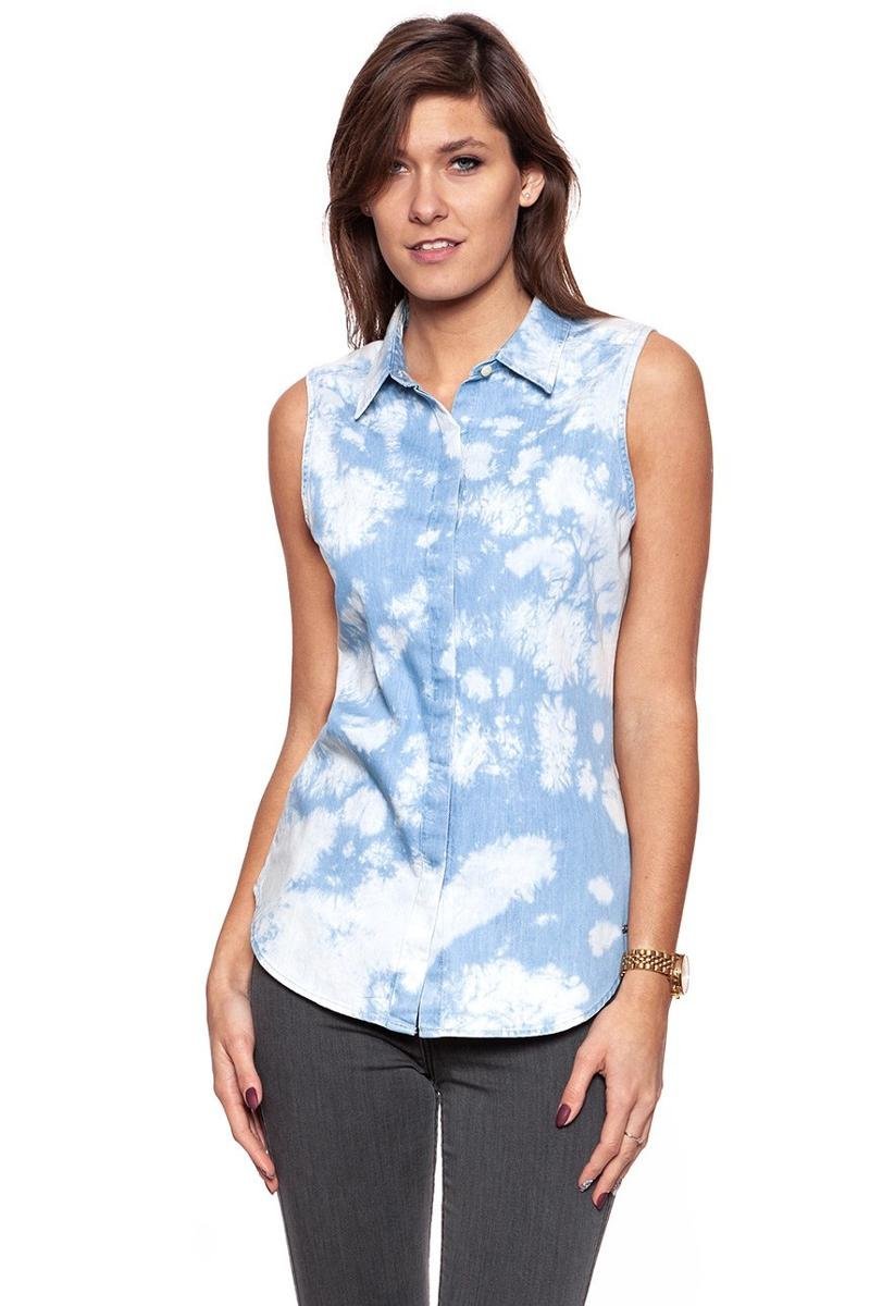 Wrangler, Koszula damska, S/L Fade Blouse Tie-Dyed W5211Lwbe, rozmiar S