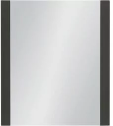 Lustro łazienkowe szare 70x80 cm FOKUS NEW - Lustra - miniaturka - grafika 1