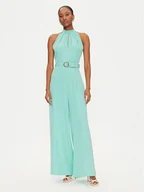 Kombinezony - Rinascimento Kombinezon CFC0123364003 Turkusowy Regular Fit - miniaturka - grafika 1