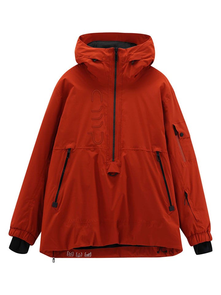 Opinie o Kurtka narciarska w kolorze czerwonym