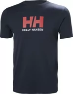 Koszulki męskie - Helly Hansen Koszulka męska Logo T-shirt granatowa r. S (33979-597) - miniaturka - grafika 1
