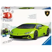 Puzzle - Puzzle 3D Lamborghini Huracn Evo verde - miniaturka - grafika 1