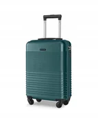 Walizki - Walizka Kabinowa Podróżna Na Kółkach Twarda PUCCINI Zielona ABS028C-5D - miniaturka - grafika 1