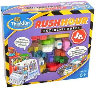 ThinkFun Rush Hour Jr (Godzina szczytu dla najmłodszych) 19275050405 - Łamigłówki - miniaturka - grafika 1