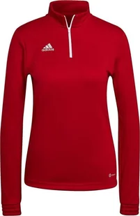 Adidas Bluza damska adidas Entrada 22 Top Training czerwona H57551 XL - Bluzy damskie - miniaturka - grafika 1