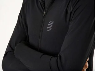 COMPRESSPORT Termiczna bluza biegowa 3D Thermo Hoodie Black Edition 2020 czarna - Bluzy sportowe męskie - miniaturka - grafika 2
