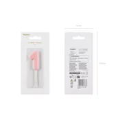 Urodziny dla dorosłych - PartyDeco Świeczka 1 jasna różowa 5.5cm - miniaturka - grafika 1