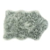 Dywany - Dywan Sztuczne Futro 60 x 90 cm szary - miniaturka - grafika 1