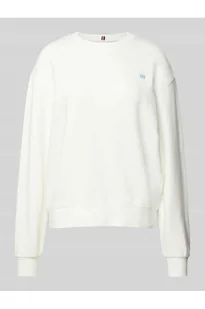 Bluza z wyhaftowanym logo - Tommy Hilfiger - Bluzy damskie - miniaturka - grafika 1