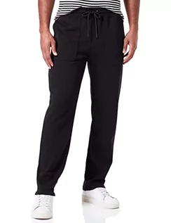 Spodenki męskie - Sisley Męskie spodnie 322WSF006, czarne, rozmiar M - grafika 1