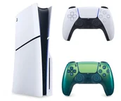 Konsole Playstation - Sony PlayStation 5 Slim + DualSens Chrome Teal - miniaturka - grafika 1