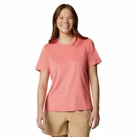 Koszulki i topy damskie - Koszulka damska Columbia Wild Springs Short Sleeve z krótkim rękawem - miniaturka - grafika 1