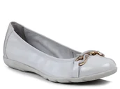 Baleriny - Baleriny baletki damskie skórzane Caprice 22172-37 - miniaturka - grafika 1