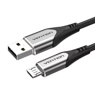 Kabel USB 2.0 A do Micro USB Vention COAHI 3A 3m szary - Kable - miniaturka - grafika 4