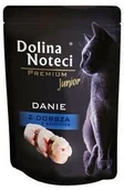 Mokra karma dla kotów - Dolina Noteci Premium danie z dorsza z sardynką junior 85g 37963-uniw - miniaturka - grafika 1