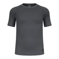 Koszulki sportowe męskie - Męska koszulka termoaktywna Odlo Performance Light Base Layer Top grey melange - M - miniaturka - grafika 1