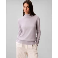 Swetry damskie - Calvin Klein Golf Regular Fit z dodatkiem wełny - miniaturka - grafika 1