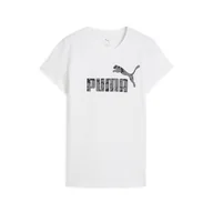 Koszulki sportowe damskie - Damska koszulka ESS NATURE 2.0 PUMA White - miniaturka - grafika 1