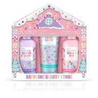 Zestawy kosmetyków damskich - Baylis & Harding Beauticology Bathtime Beauty Store Zestaw płyn do kąpieli Make A Wish 300 ml + żel pod prysznic Believe In Yourself 300 ml + mleczko do ciała I Love Candy 200 ml - miniaturka - grafika 1