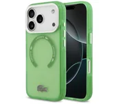 Etui i futerały do telefonów - Lacoste Shockproof Transparent Frosted MagSafe do iPhone 17 Pro zielony - miniaturka - grafika 1