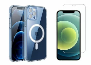 Etui Clear MagSafe Cover + Szkło Ochronne do iPhone 12 Pro - Etui i futerały do telefonów - miniaturka - grafika 1