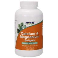 Suplementy naturalne - Now Foods Wapń, Magnez, Witamina D3 (240 kaps.) - miniaturka - grafika 1