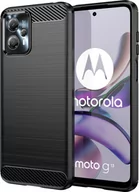 Etui i futerały do telefonów - Hurtel Carbon Case etui do Motorola Moto G53 / G13 elastyczny silikonowy karbonowy pokrowiec czarne - miniaturka - grafika 1