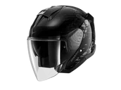 Kaski motocyklowe - Kask Otwarty Shark Skwal Jet Reptaia Czarny/AntracytowyM - miniaturka - grafika 1