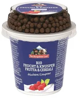 Kefiry, jogurty, maślanki - JOGURT MALINOWY Z KULKAMI CZEKOLADOWYMI BIO 150 g - BERCHTESGADENER LAND - miniaturka - grafika 1
