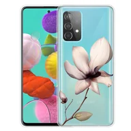 Etui i futerały do telefonów - Etui na telefon komórkowy Samsung Cienka obudowa ochronna Zderzak przezroczysty, Kolor: Kwiat lotosu, Wybierz model: Samsung Galaxy A52 5G - miniaturka - grafika 1