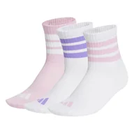 Skarpetki dla dzieci - Dziecięce Skarpety za kostkę ADIDAS LK RIB 3PP SO JG3693 – Biały - miniaturka - grafika 1