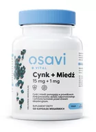 Witaminy i minerały - Osavi - Cynk + Miedź, 15mg + 1mg, 120 vkaps - miniaturka - grafika 1