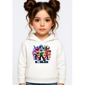Bluzy dla dziewczynek - BLUZA DZIECIĘCA Z KAPTUREM ROBLOX 104 DLA DZIECKA PREZENT - miniaturka - grafika 1