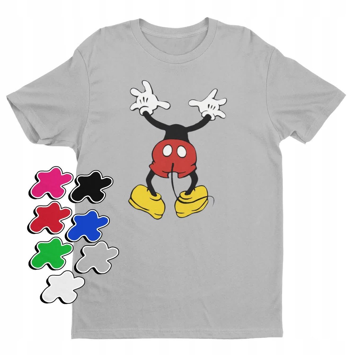 Koszulka T-Shirt Dziecięca Z Nadrukiem Myszka Miki Minnie Różne -M 134-140