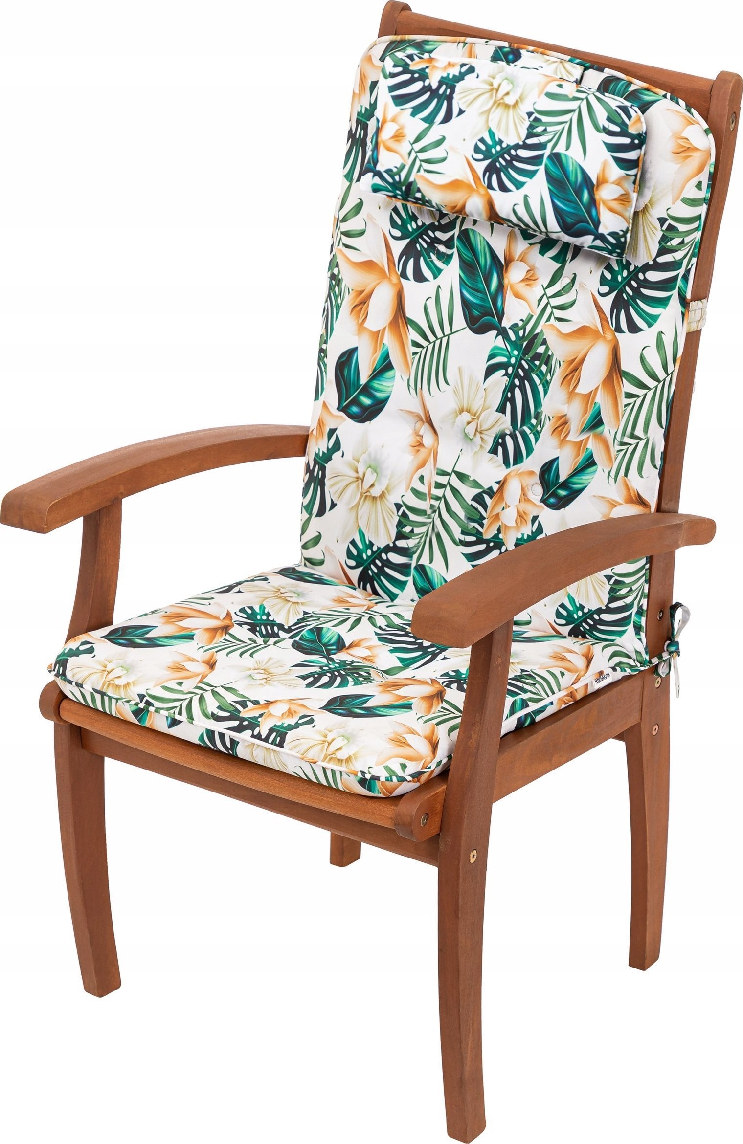 Hobbygarden PODUSZKA BENITA 3D BIAŁE KWIATY