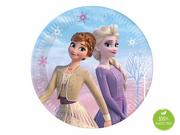 Urodziny dziecka - Talerzyki urodzinowe Frozen 2 Kraina Lodu Wind Spirit - 23 cm - 8 szt. - miniaturka - grafika 1