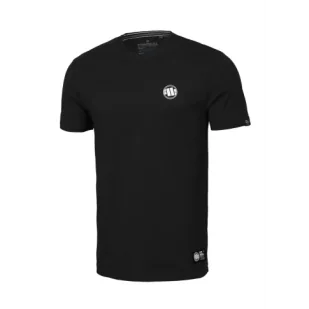 Pit Bull T-Shirt Koszulka Small Logo 21 Czarna - Koszulki sportowe męskie - miniaturka - grafika 1
